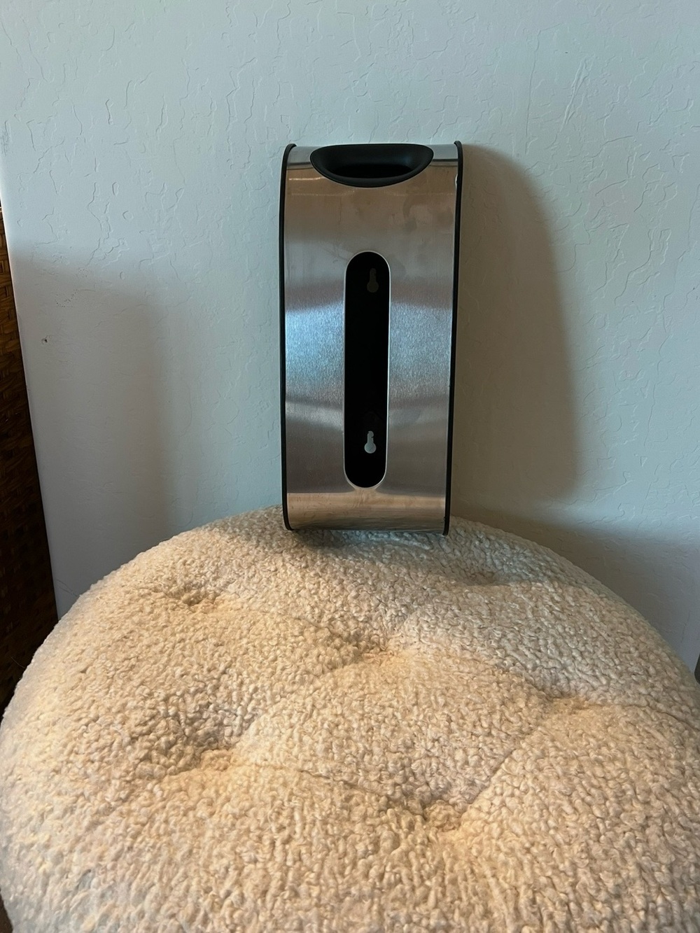 Target Stainless Steel and Black Wall-Mount Dispenser